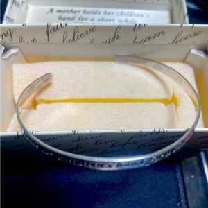 Sterling Silver Cuff Bracelet Gift for mom